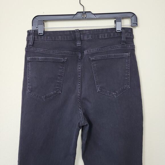 No Boundaries Womens Black Dark Wash High Rise Denim Skinny Jeans Size 11 - Picture 4 of 9